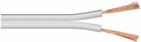Goobay kabel do głośników 2x 1.5 mm biały 10m (15114)