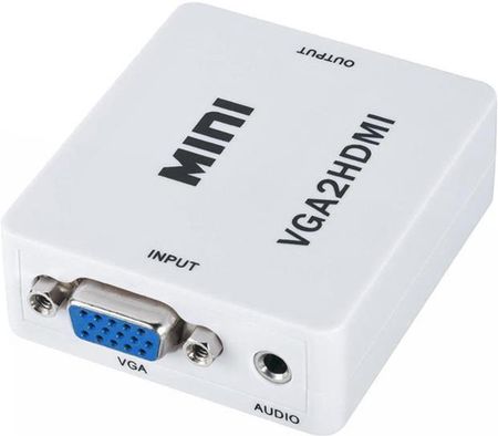 Lechpol Adapter - wtyk VGA - HDMI + AUDIO (KOM0846)