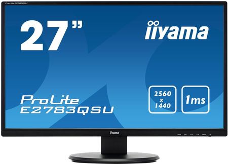 ディスプレイ・モニター本体 Iiyama prolite B2783QSU Monitor iiyama 27 ProLite B2783QSU-B1 - Opinie i ceny na