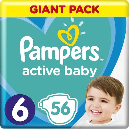 Pampers Active Baby GP rozmiar 6 56 pieluszek
