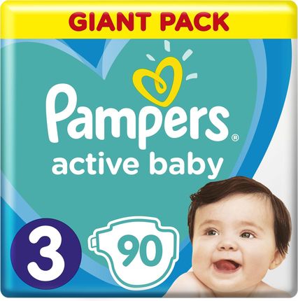 Pampers Active Baby GP rozmiar 3 90 pieluszek