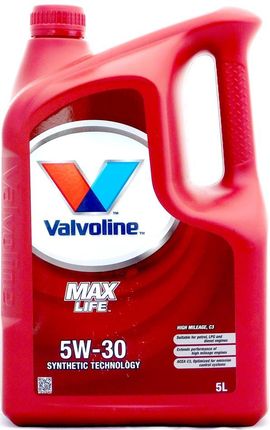 Valvoline Maxlife Fe 5W30 5l - zdjęcie 3