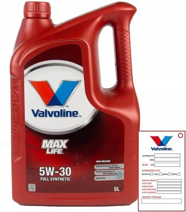 Valvoline Maxlife Fe 5W30 5l - zdjęcie 4