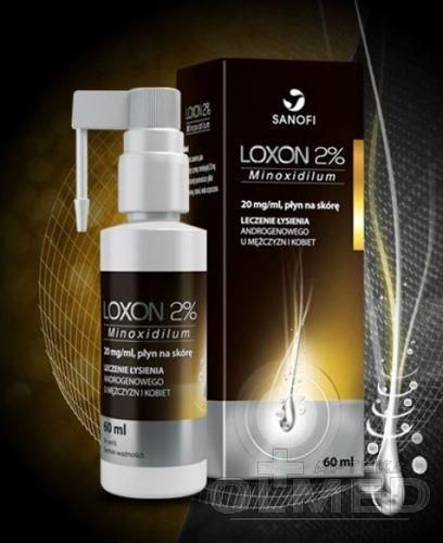 Loxon 2% płyn przeciwko wypadaniu włosów 60ml