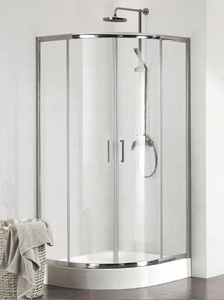 Kermi Cada Xs Kabina Prysznicowa Półokrągła 90Cm (Ckt5509020Vpk)  - zdjęcie 4