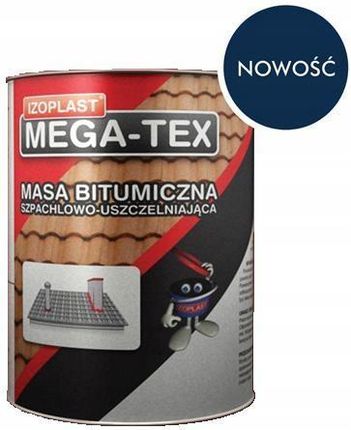 ADW IZOPLAST MEGA-TEX masa bitumiczna szpachlowo-klejowa 1 kg/6 kg Izoplast-megatex-szpachla