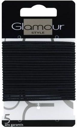 Glamour Studio Gumki Cienkie Czarne 24Szt 414933