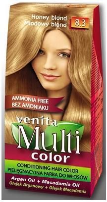 Venita Multicolor Farba Do Włosów Miodowy Blond 8.3