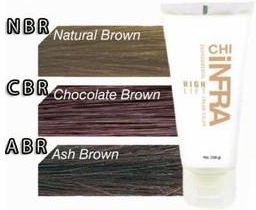 Chi Infra High Lift Brown Farba Do Włosów Mocno Rozjaśniająca 6 Poziomowa Chocolate Brown 120G