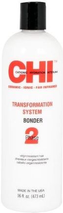 Chi Transformation Solution System Phase 2 Trwała- Płyn Do Włosów Dziewiczych I Opornych Prostujący Czerwony 450ml