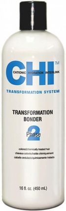 Chi Transformation Solution System Phase 2 Trwała- Płyn Do Włosów Farbowanych Prostujący Niebieski 450ml