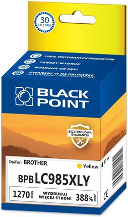 Black Point Zamiennik dla Brother LC985Y (BPBLC985XLY)