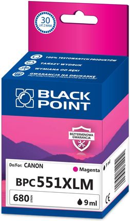 Black Point Zamiennik dla Canon CLI-551MXL (BPC551XLM)