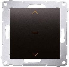 Zdjęcie Kontakt-Simon Łącznik żaluzjowy trój-pozycyjny 1-0-2 SIMON54 antracyt DZW1K.01/48  - Radlin