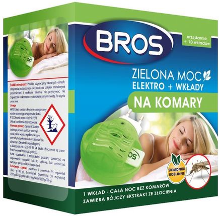 Bros Zielona Moc Elektro+ Wkłady Na Komary