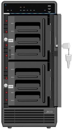 RaidSonic Icy Box Obudowa na 8 dysków 3,5'' SATA I/II/III USB 3.0 eSATA RAID Czarna (IB-RD3680SU3)
