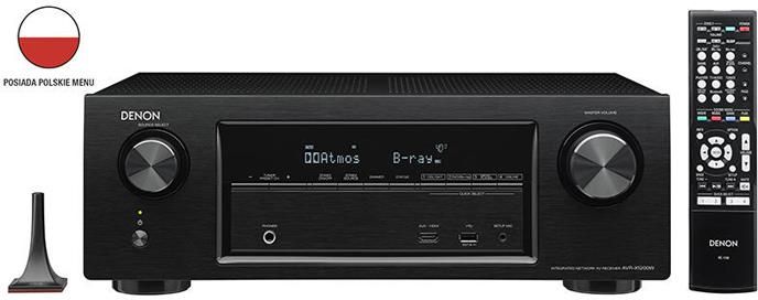 DENON デノン AVアンプ AVR-X1200W AVR-X1200W - 7.2 Ch. 80W 4K AV Receiver with Wi-Fi