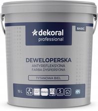 Zdjęcie Dekoral Professional Farba Deweloperska Biała 15l  - Stoczek Łukowski