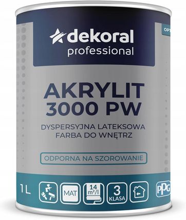 Dekoral Professional Akrylit 3000 Pw Baza Ln 1L 
