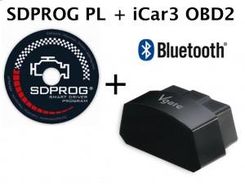 Zdjęcie Vgate Icar Skaner Diagnostyczny OBD2 Vgate ICar3 Bluetooth + Polski Program SDPROG  (icar3bt-sdprog) - Kórnik