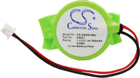 Cameron Sino Dell Inspiron 9200 / G4221 200mAh 0.6Wh Li-Ion 3.0V  CS-DED610BU