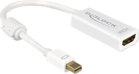 Delock Adapter mini DisplayPort 1.2 na HDMI Biały (62614)