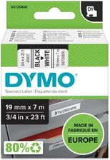 Zdjęcie Taśma DYMO D1-45803 19 mm x 7 m biała / czarny nadruk S0720830 - Ustrzyki Dolne