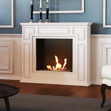 Zdjęcie Kratki Biokominek March Biały  - Wojnicz