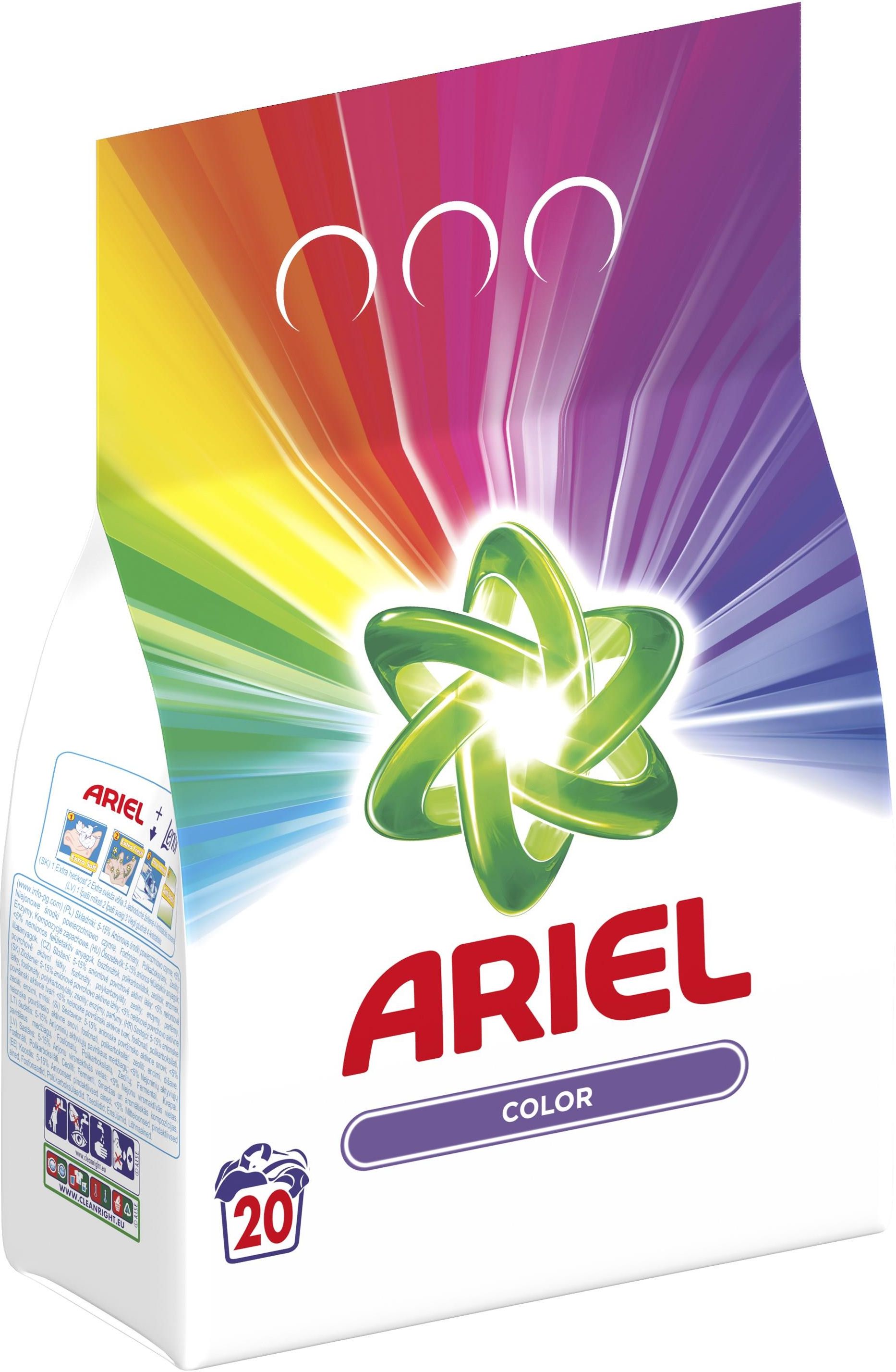 Ariel Color & Style Proszek do prania 1,5 kg, 20 prań - Opinie i ...