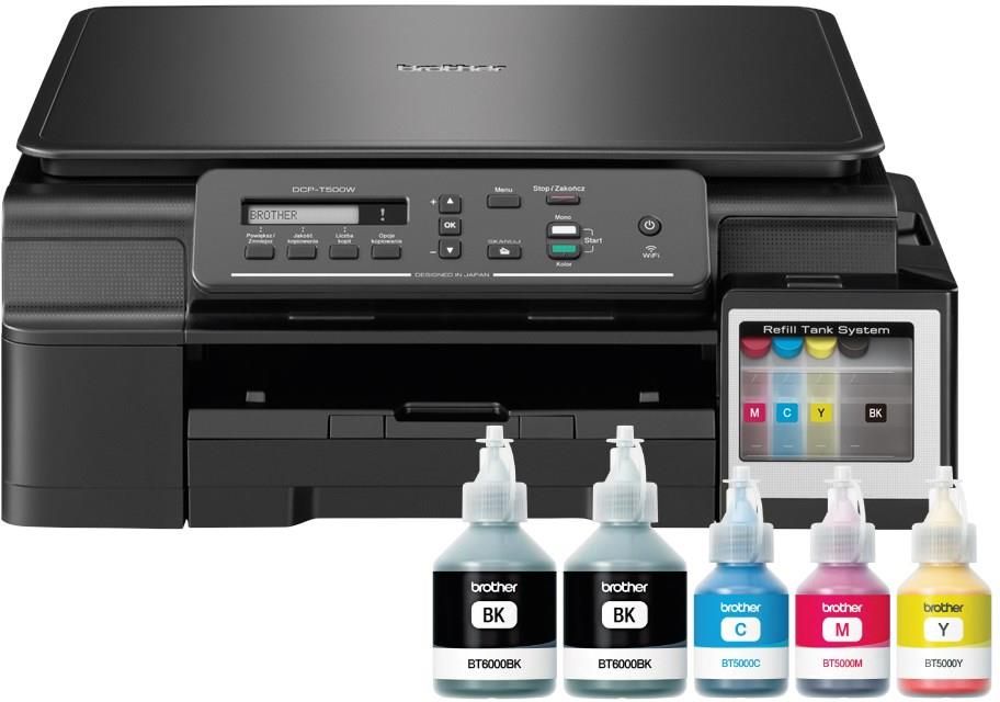 Urzadzenie Wielofunkcyjne Brother Inkbenefit Plus Dcp T500w Ceneo Pl