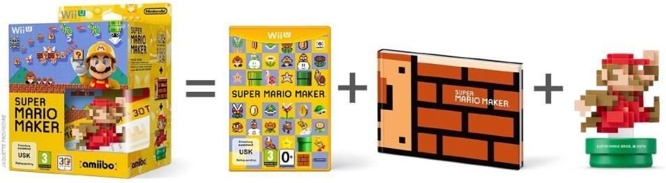 Super Mario Maker + Amiibo + Artbook (Gra Wii U)