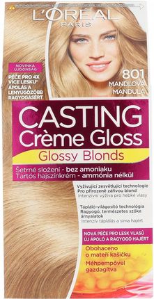 L'Oreal Casting Creme Gloss farba do włosów odcień 801 Satin Blonde 48ml