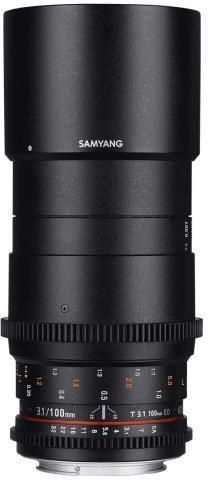Samyang T3.1 VDSLR ED UMC Macro - Obiettivo Tele Macro 100 Mm Per Fotografia E Video, Per Reflex (Nero) - 5