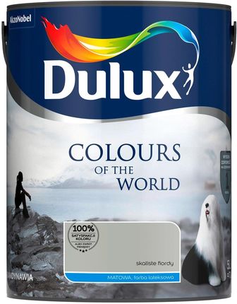 Dulux Farba Do Ścian I Sufitów Kolory Świata Skaliste Fiordy 5L 