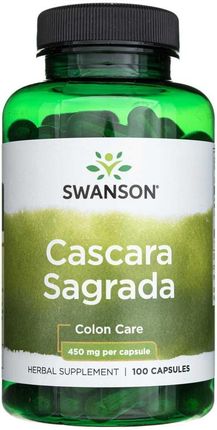 Swanson Cascara Sagrada 450 Mg 100 kaps.