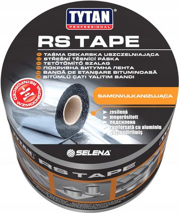 TYTAN PROFESSIONAL RS TAPE Taśma dekarska uszczelniająca wzmocniona 10 cm x 10 m brązowy