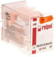 Relpol Przekaźnik przemysłowy miniaturowy 3p 250V 10a IP40 r3n-2013-23-5024-wtl 860683