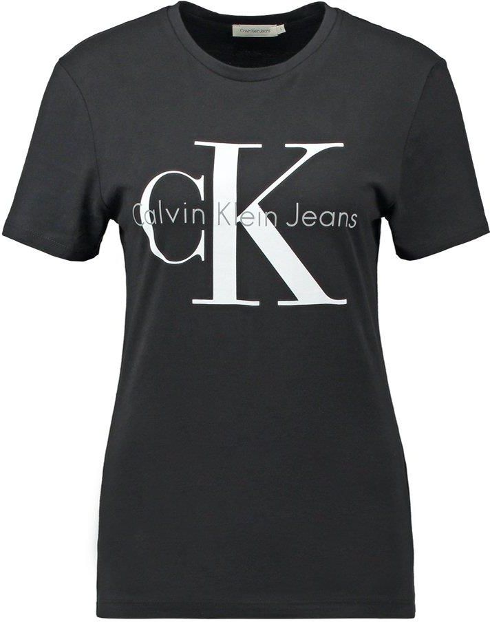 Calvin Klein Jeans Tshirt z nadrukiem black