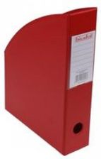 Zdjęcie Biurfol Pojemnik PCV ścięty składany A4/70mm czerwony - Pasłęk