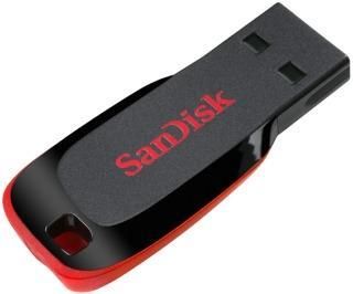 Sandisk Flashdrive Cruzer Blade 8Gb Usb 2.0 Czarno-Czerwony (sdcz50-008g-b35)