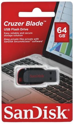 Pendrive SanDisk Cruzer Blade 64GB (SDCZ50-064G-B35