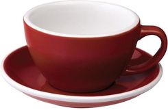 Zdjęcie Loveramics Egg Filiżanka i spodek Cafe Latte 300ml Red (C08809BRE) - Sianów