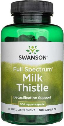 Swanson Full Spectrum Milk Thistle 500 Mg 100 kaps.