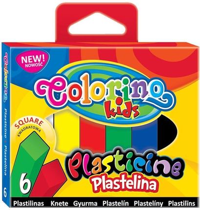 Colorino Kids Plastelina 6 kol. kwadratowa 57400PTR