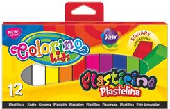 Zdjęcie Colorino Plastelina Colorino Kids Kwadratowa 12 Kolorów 57417 - Lubsko