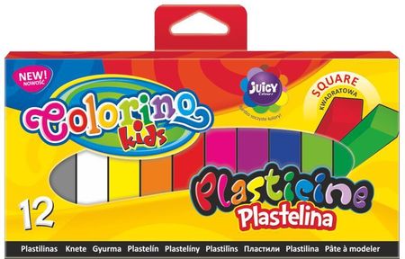 Colorino Plastelina Colorino Kids Kwadratowa 12 Kolorów 57417