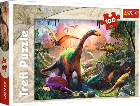 Trefl Puzzle 100el. Świat Dinozaurów 16277