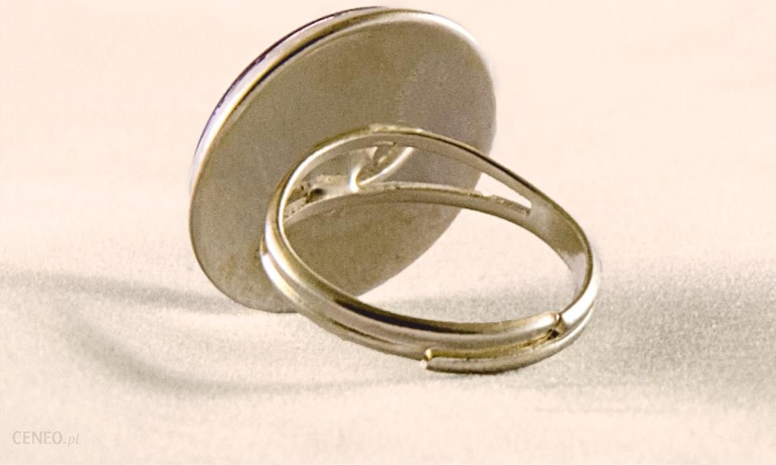 Szkocka krata - pierścionek regulowany