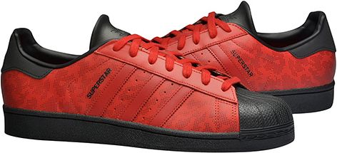 Adidas superstar camo 15 hotsell red black