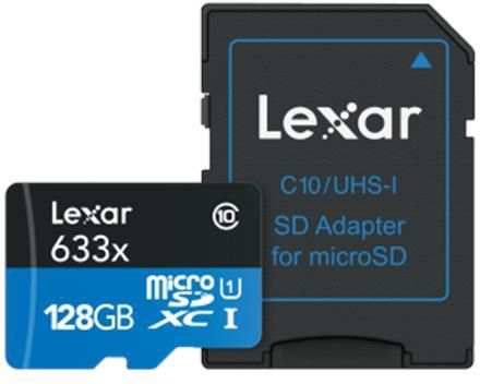 Lexar microSDHC 128GB 633x Class 10 (LSDMI128GBBEU633R)